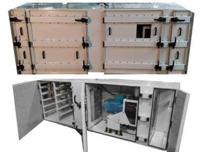 PureAir Filtration’s Side Access Housing (SAH) system is a horizontal airflow filtration and purification cell system. It provides continuous high efficiency air purification for low to contaminated air streams ranging in volume from 500 to 32,000 CFM.